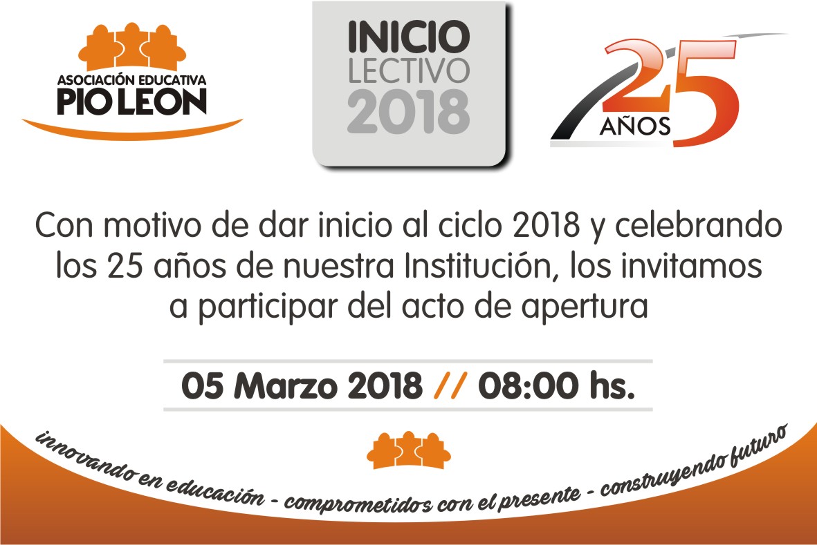 Inicio Lectivo 2018