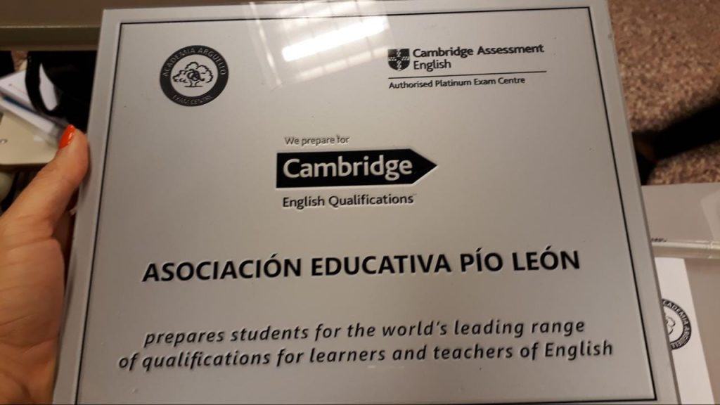 Reconocimiento en formación de idioma Inglés